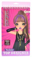 Toi-Toys schetsboek rockstar met stickers 26 cm