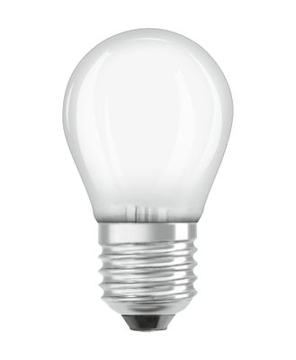 OSRAM 4058075437067 LED-lamp Energielabel E (A - G) E27 Peer 4 W = 40 W Warmwit (Ø x l) 45 mm x 77 mm 1 stuk(s)