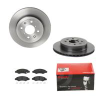 Remmenset, remschijf BREMBO, Remschijftype: Binnen geventileerd, Inbouwplaats: Vooras, u.a. für Opel, Vauxhall, Suzuki, Subaru