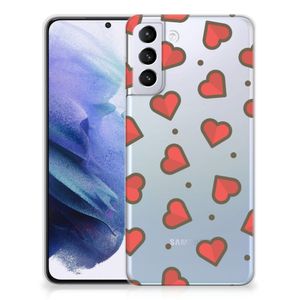 Samsung Galaxy S21 Plus TPU bumper Hearts