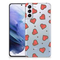 Samsung Galaxy S21 Plus TPU bumper Hearts - thumbnail