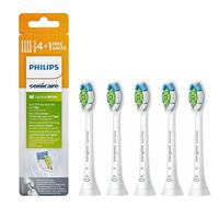 Philips Sonicare W2 Optimal White HX6065/10 Standaard tandenborstelkop voor sonische tandenborstel, 5 stuks, standaardformaat, klikhouder, BrushSync Pairing
