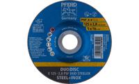 PFERD 62012620 E 125-2,8 PSF DUO STEELOX Afbraamschijf gebogen Diameter 125 mm Boordiameter 22.23 mm RVS, Staal, IJzerslag 10 stuk(s)