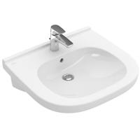 Villeroy & Boch O.novo Vita wastafel Vita met 1 kraangat zonder overloop 55x55cm wit 41195601 - thumbnail