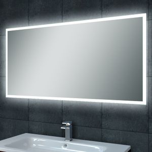 Spiegel Wiesbaden Quatro dimbare LED condensvrij 120x60cm