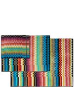 Missoni Home lot de cinq serviettes Giacomo - Multicolore