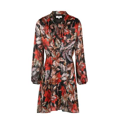 Morgan jurk met all over print rood Morgan jurk met all over print rood
