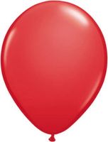 Ballonnen rood 30cm 10 stuks - thumbnail