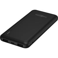 Ansmann PB212 Powerbank 10000 mAh Smart IC LiPo Micro-USB, USB-C, USB Zwart Statusweergave - thumbnail