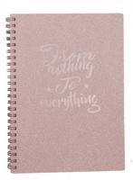 I Total notitieblok A4 glitter meisjes papier roze