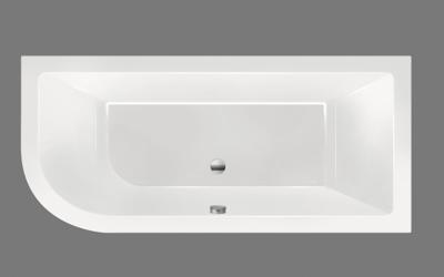 Xenz Principe badkuip rechts 180x80x50cm wit
