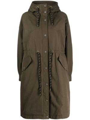 Woolrich Parka met trekkoord - Groen