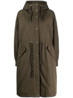 Woolrich Parka met trekkoord - Groen