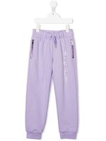 Givenchy Kids pantalon de jogging à logo imprimé - Violet