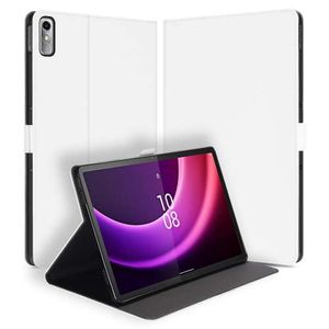 Book Cover Case voor de Lenovo Tab P11 Gen 2 Wit met Standaardfunctie