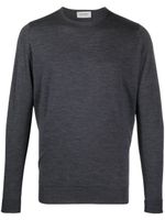 John Smedley pull à encolure ras du cou - Gris