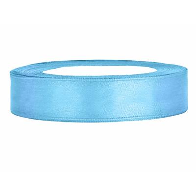 Satijnlint op rol 12mm (25m) Lichtblauw Satijnlint op rol 12mm (25m) Lichtblauw