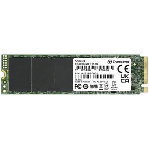 Transcend 115S 500 GB NVMe/PCIe M.2 SSD 2280 harde schijf PCIe NVMe 3.0 x4 Retail TS500GMTE115S