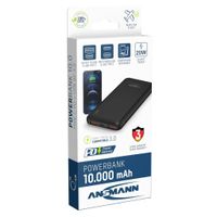 Ansmann Powerbank USB-C 10.000 mAh Zwart - thumbnail