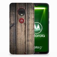 Motorola Moto G7 | G7 Plus Bumper Hoesje Steigerhout