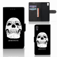 Telefoonhoesje met Naam Sony Xperia XA1 Skull Eyes