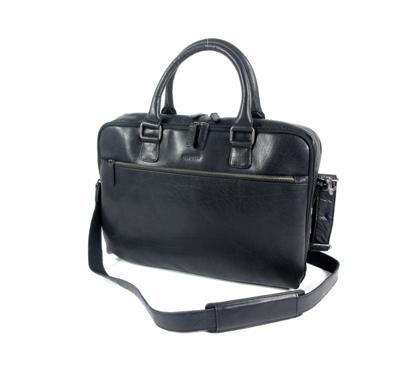 2 vaks WACO laptop schoudertas 15,6 inch (38cm) zwart