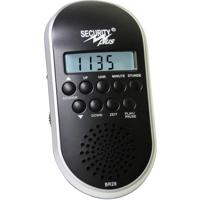 Security Plus BR28 MP3/USB Fietsradio Zwart, Zilver - thumbnail