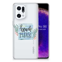 OPPO Find X5 Pro Telefoonhoesje met Naam Boho Beach - thumbnail