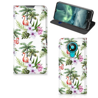 Nokia 3.4 Hoesje maken Flamingo Palms