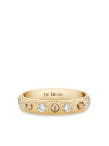 De Beers Jewellers petit anneau Talisman en or 18ct orné de diamants