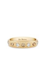 De Beers Jewellers petit anneau Talisman en or 18ct orné de diamants - thumbnail