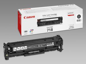 Canon toner 718, 3.400 pagina&apos;s, OEM 2662B002, zwart