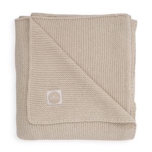 Jollein deken basic knit nougat Maat