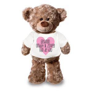 Valentijnsdag cadeau - teddybeer XL - omdat ik van je hou - Valentinesday - knuffelbeer - Clothies