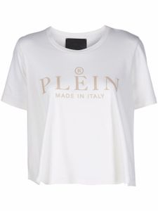 Philipp Plein t-shirt Iconic Plein crop - Tons neutres