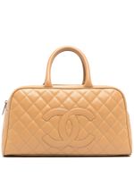 CHANEL Pre-Owned sac fourre-tout à matelassage losanges (2003) - Jaune