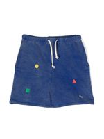 Bobo Choses short à logo brodé - Bleu