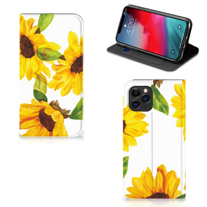 Smart Cover voor Apple iPhone 11 Pro Zonnebloemen