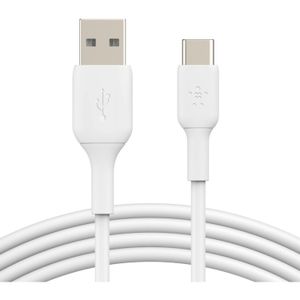 Belkin Boost Charge USB-C naar USB-A kabel kabel 2 meter, CAB001bt2MWH