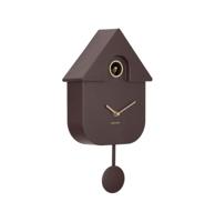 Karlsson Moderne Koekoeks Wandklok - Aarde Bruin