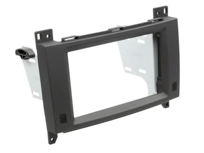 2-DIN Paneel Mercedes Benz A-Klasse / B-Klasse / Vito Kleur: Rubbertouch Zwart 2-DIN Paneel Mercedes Benz A-Klasse / B-Klasse / Vito Kleur: Rubbertouch Zwart