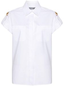 Moschino chemise à pattes de boutonnage aux épaules - Blanc