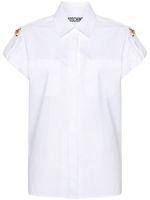 Moschino chemise à pattes de boutonnage aux épaules - Blanc