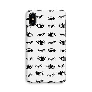 Eye pattern #2: iPhone X Volledig Geprint Hoesje