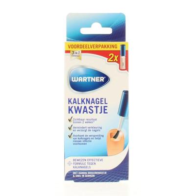 Wartner Kalknagelkwastje duo 2 x 5 ml