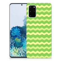 Samsung Galaxy S20 Plus TPU bumper Waves Green