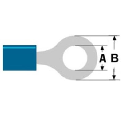 KABELSCHOEN OOG M4 BLAUW (P.25)