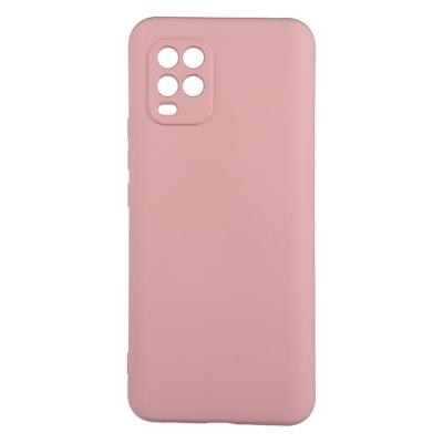 Shop4 - Xiaomi Mi 10 Lite 5G Hoesje - Zachte Back Case Mat Licht Roze