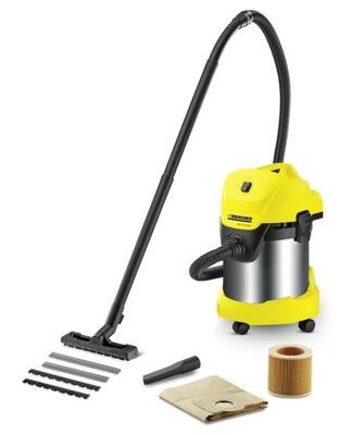 Kärcher WD 3 Premium 1400 W Trommelstofzuiger Droog en nat Zakloos 17 l Kärcher WD 3 Premium 1400 W Trommelstofzuiger Droog en nat Zakloos 17 l