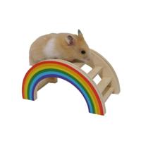 Rosewood Verveling Breaker kleine dieren activiteit speelgoed regenboog spelen brug, klein